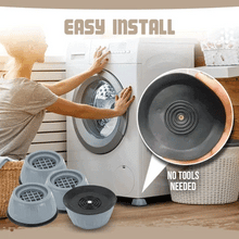 Load image into Gallery viewer, Non-Vibration Rubber Washing Machine Feet-4PS