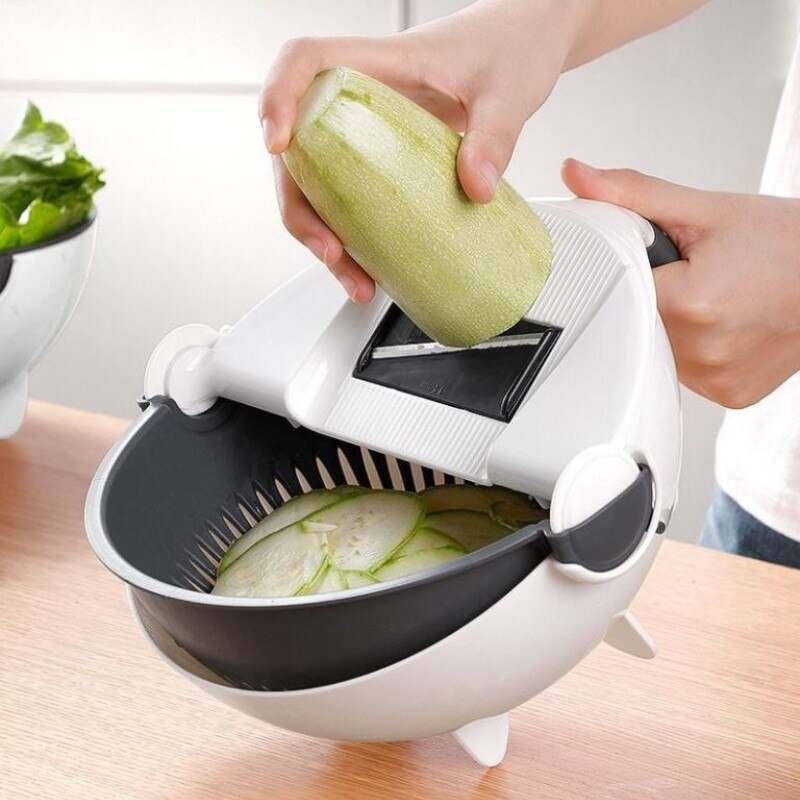 Buy Magic Multifunctional Rotate Vegetable Cutter With Drain