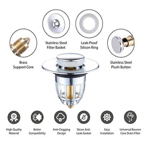 1pc Metal Sink Drain Stopper