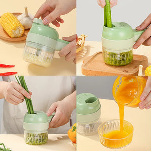 4-IN-1 Electric Vegetable Slicer Blender