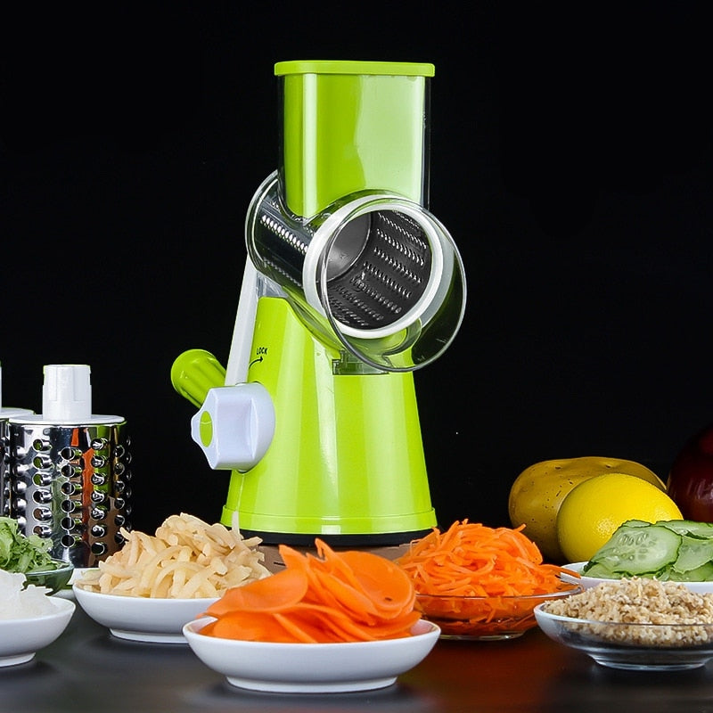 Rotating Fruit Cutter Multi-function Rotating Grater Vegetable Fruit Cutter – An_fashion_shop