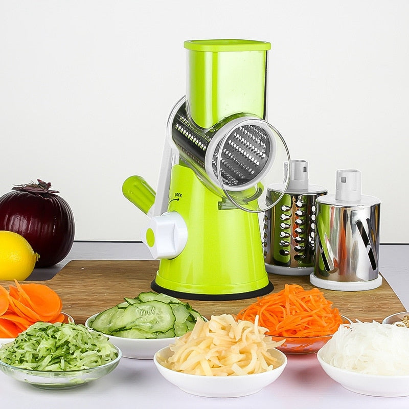 Rotating Fruit Cutter Multi-function Rotating Grater Vegetable Fruit Cutter – An_fashion_shop