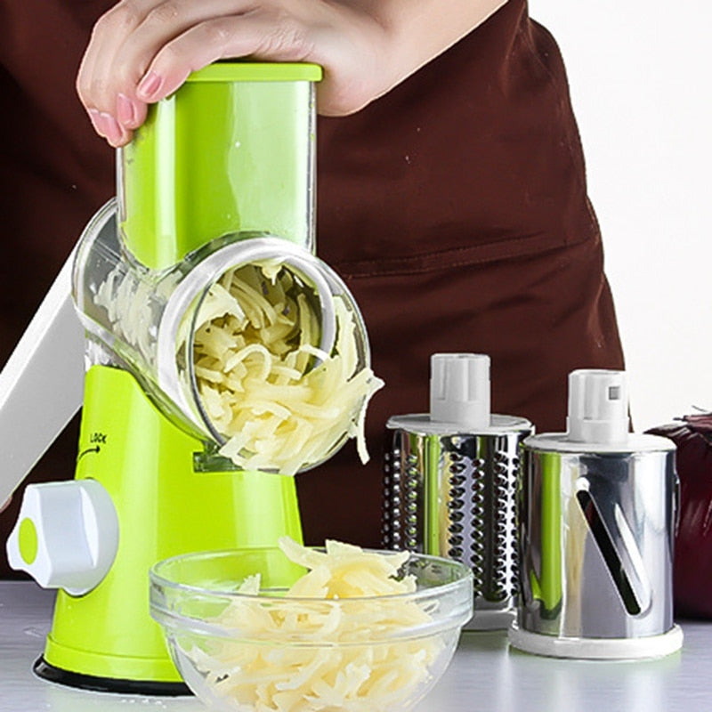 Rotating Fruit Cutter Multi-function Rotating Grater Vegetable Fruit Cutter – An_fashion_shop