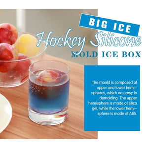 Big Ice Hockey Silicone Mold Ice Box